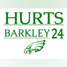 Load image into Gallery viewer, Hurts Barkley 24 Philadelphia Eagles yard signs
